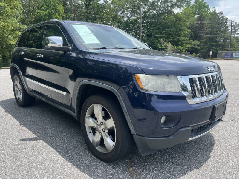 Used 2012 Jeep Grand Cherokee Overland with VIN 1C4RJFCT5CC160987 for sale in Roswell, GA