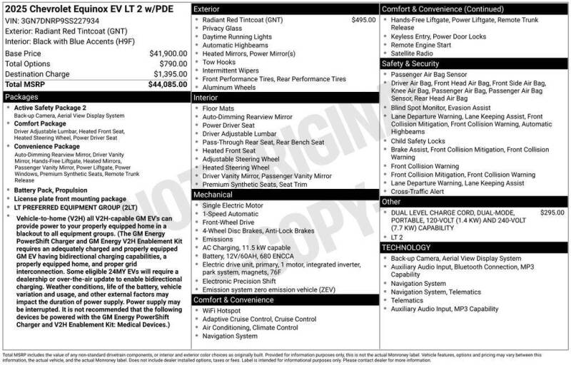 2025 Chevrolet Equinox EV LT 2