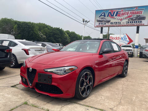 2022 Alfa Romeo Giulia for sale at ANF AUTO FINANCE in Houston TX