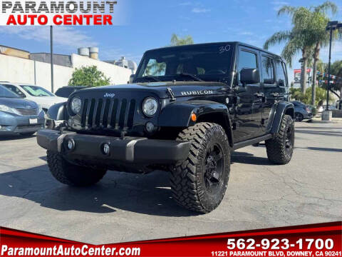 2017 Jeep Wrangler Unlimited for sale at PARAMOUNT AUTO CENTER in Downey CA