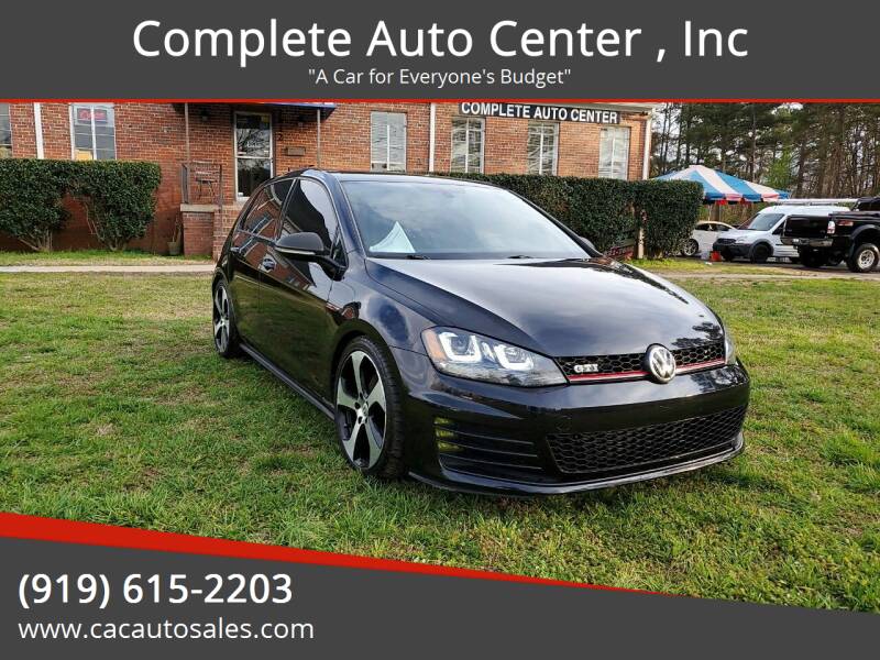 2015 Volkswagen Golf GTI for sale at Complete Auto Center , Inc in Raleigh NC