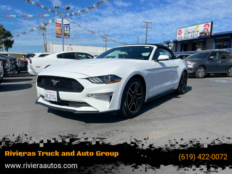 2020 Ford Mustang for sale at Rivieras Truck and Auto Group in Chula Vista CA