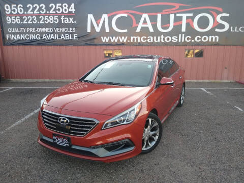 2015 Hyundai Sonata for sale at MC Autos LLC in Pharr TX