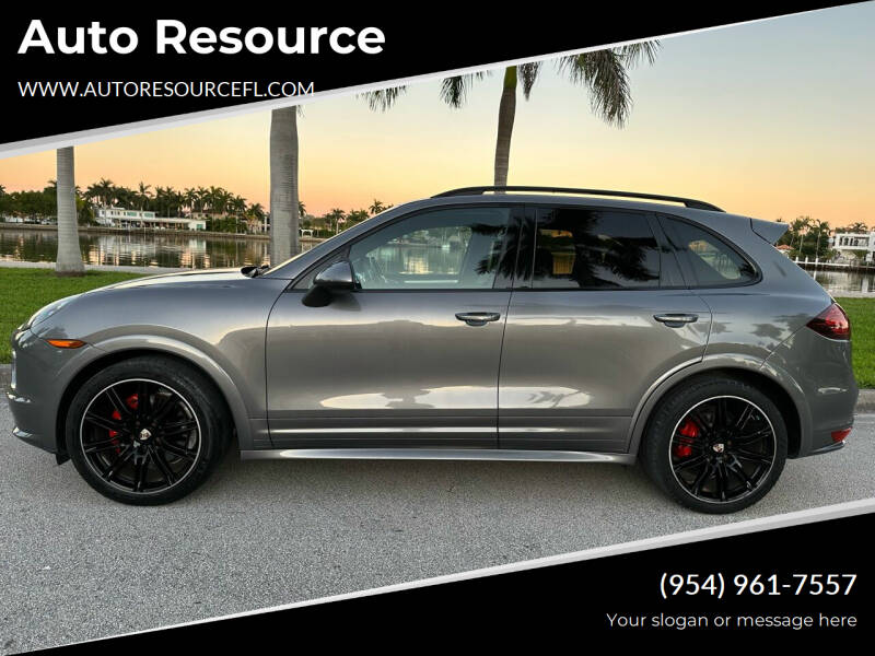 2013 Porsche Cayenne for sale at Auto Resource in Hollywood FL