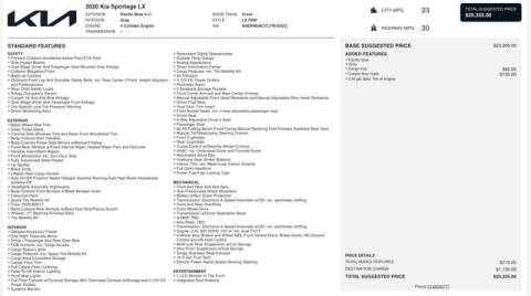 2020 Kia Sportage LX