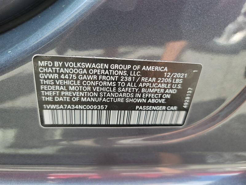 2022 Volkswagen Passat SE