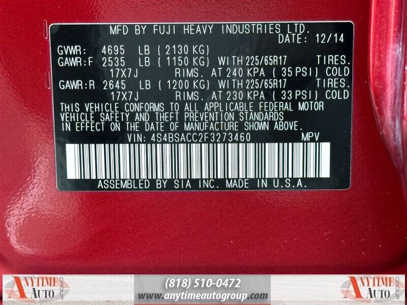 2015 Subaru Outback 2.5i Premium