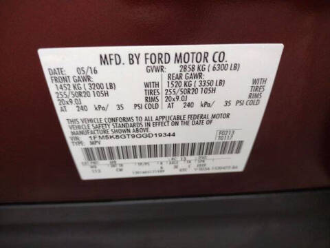 2016 Ford Explorer Sport