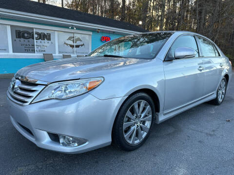 2011 Toyota Avalon for sale at ICON AUTO SALES in Chesapeake VA