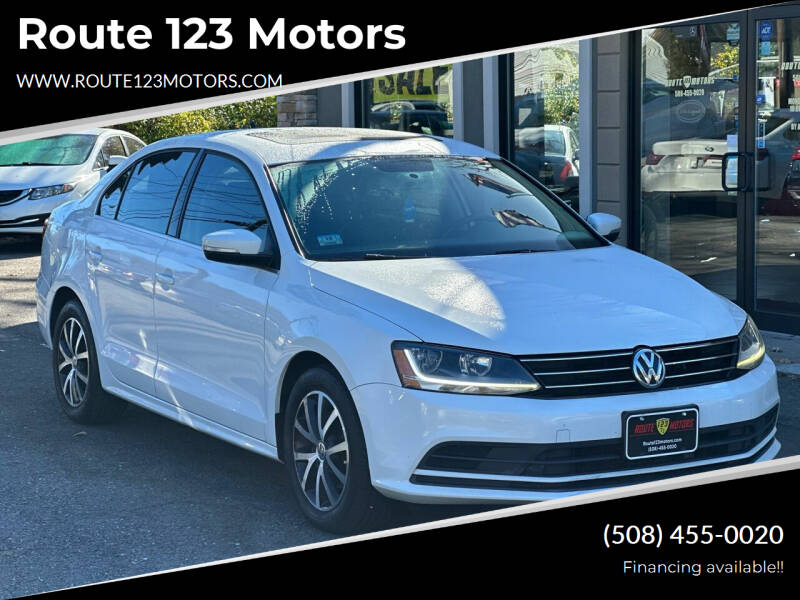 2017 Volkswagen Jetta for sale at Route 123 Motors in Norton MA