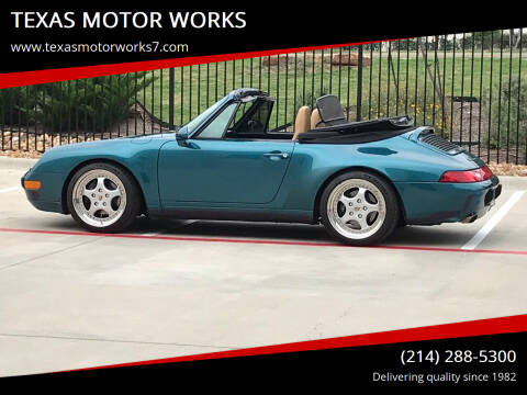 1996 Porsche 911 for sale at TEXAS MOTOR WORKS in Arlington TX