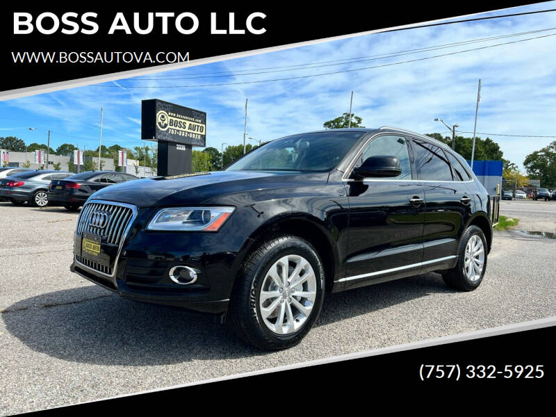 2015 Audi Q5 for sale at BOSS AUTO LLC in Norfolk VA