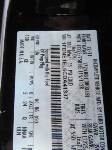 2012 Ford E-Series E-150