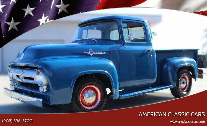1956 Ford F-100 for sale at American Classic Cars in La Verne CA