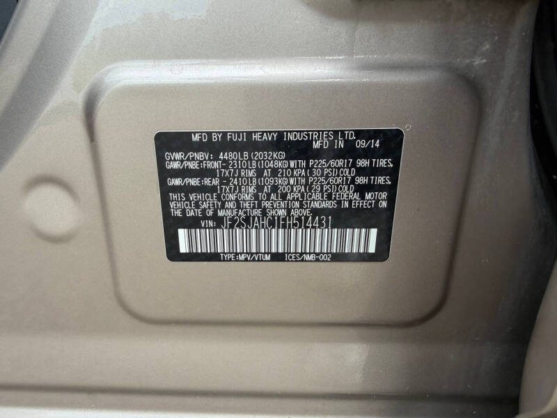 2015 Subaru Forester 2.5i Limited