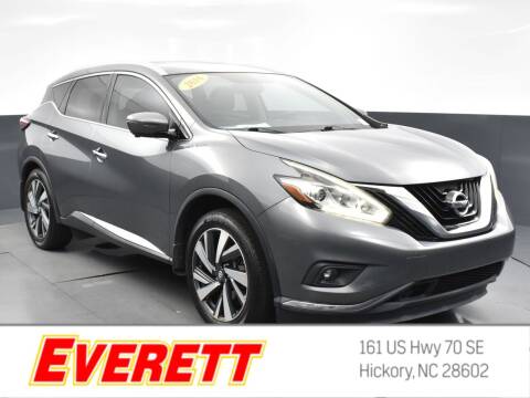 2016 Nissan Murano for sale at Everett Chevrolet Buick GMC in Hickory NC