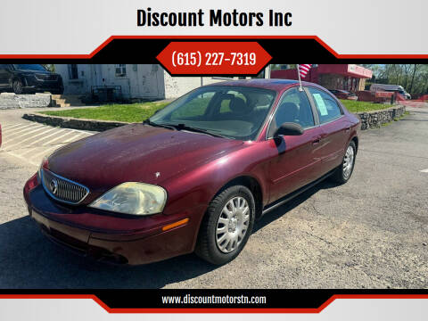 2005 Mercury Sable for sale at Discount Motors Inc in Nashville TN