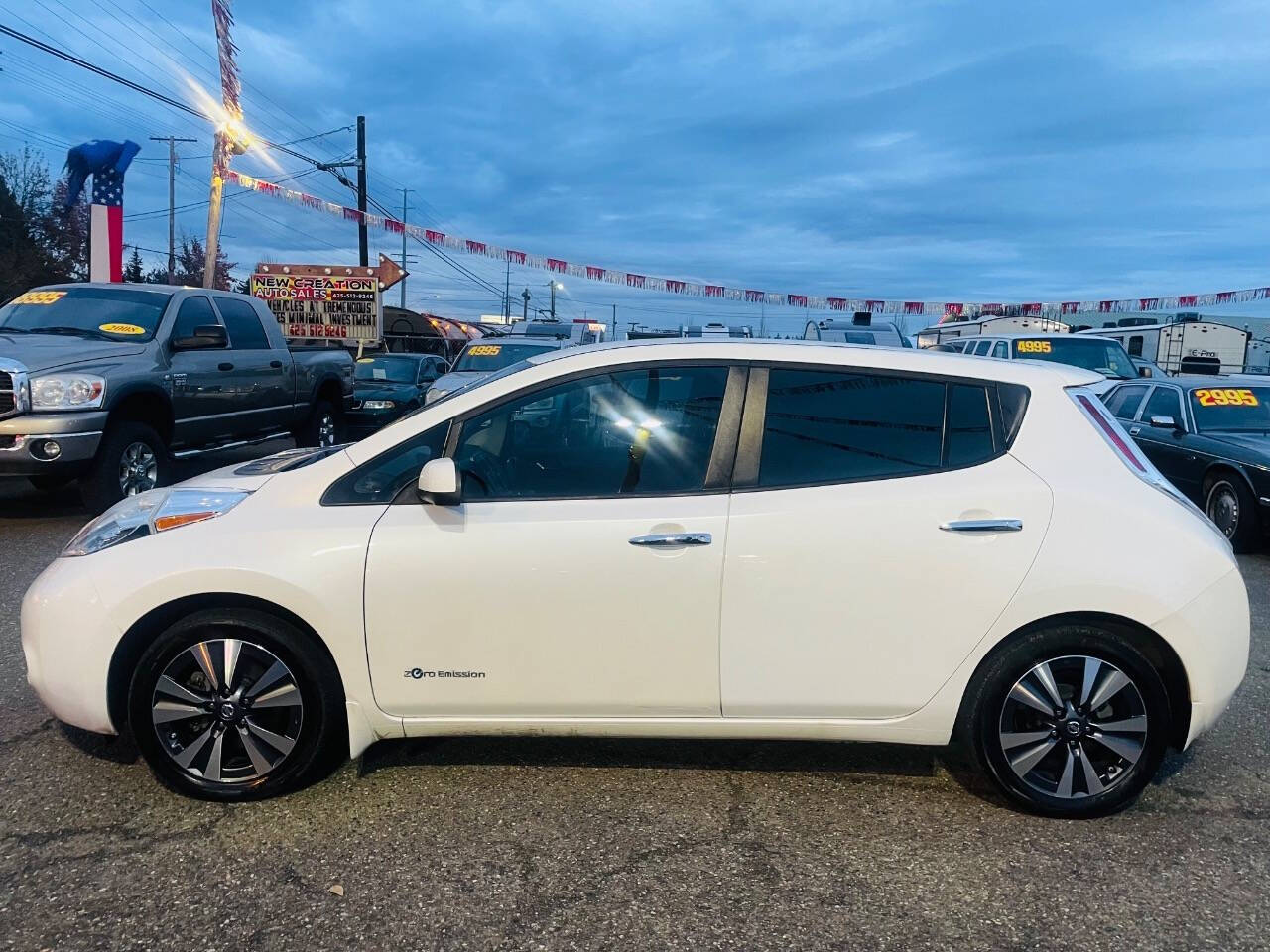 2016 Nissan LEAF for sale at New Creation Auto Sales in Everett, WA