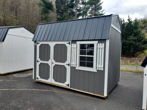  8x12 LOFTED BARN PAINTED - GARDEN SHED for sale at Auto Energy - Timberline Barns in Lebanon VA