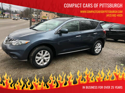 2011 Nissan Murano for sale at Compact Cars of Pittsburgh in Pittsburgh PA