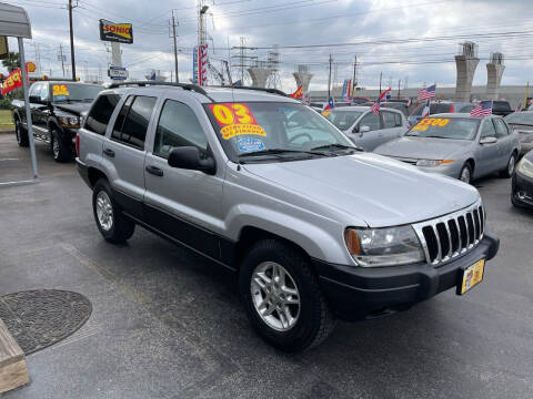 2003 Jeep Grand Cherokee for sale at Texas 1 Auto Finance in Kemah TX