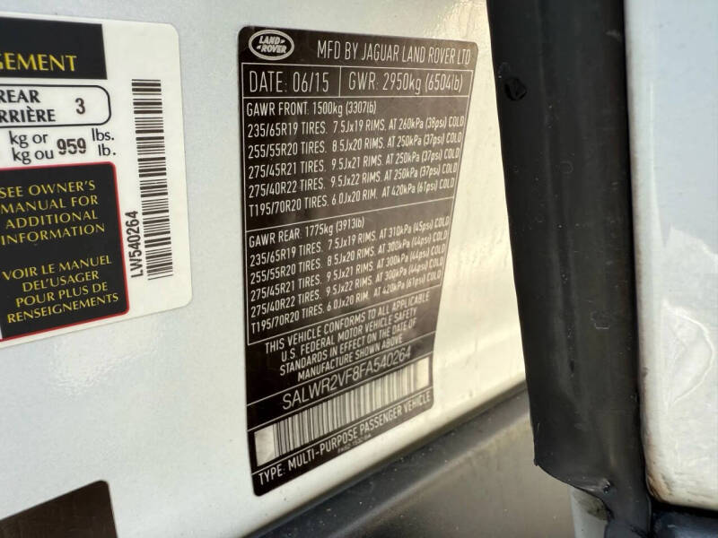 2015 Land Rover Range Rover Sport