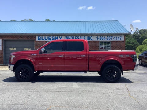 2015 Ford F-150 for sale at BlueSky Wholesale Inc in Chesnee SC