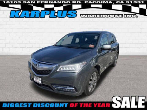 2014 Acura MDX for sale at Karplus Warehouse in Pacoima CA