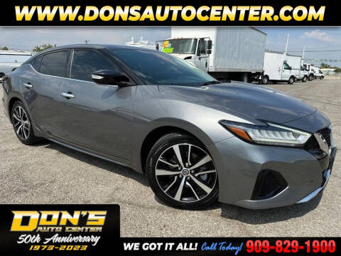 2021 Nissan Maxima for sale at Dons Auto Center in Fontana CA