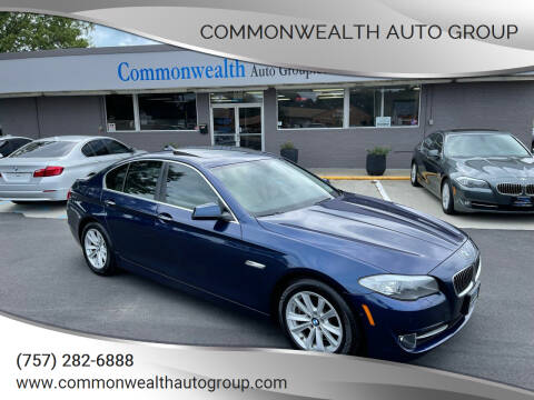 2013 BMW 5 Series for sale at Commonwealth Auto Group in Virginia Beach VA