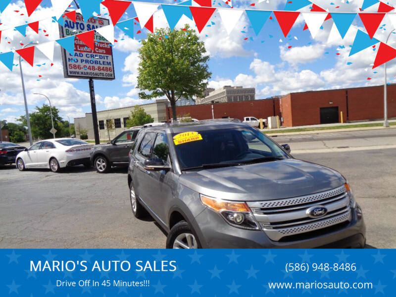 2013 Ford Explorer for sale at MARIO'S AUTO SALES in Mount Clemens MI