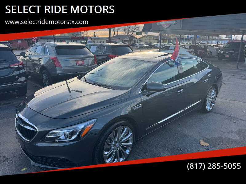 2017 Buick LaCrosse for sale at SELECT RIDE MOTORS in Arlington TX