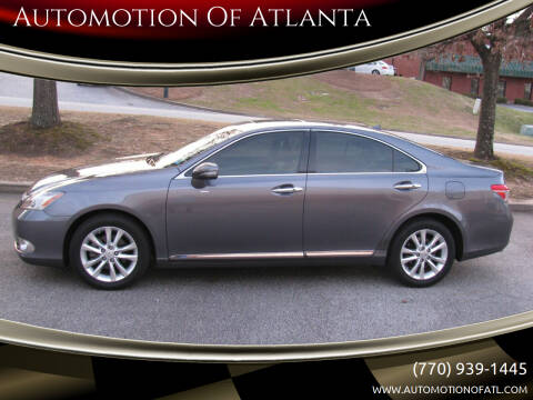 2012 Lexus ES 350 for sale at Automotion Of Atlanta in Conyers GA