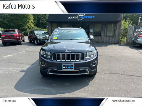 2014 Jeep Grand Cherokee for sale at Kafco Motors in Holbrook MA