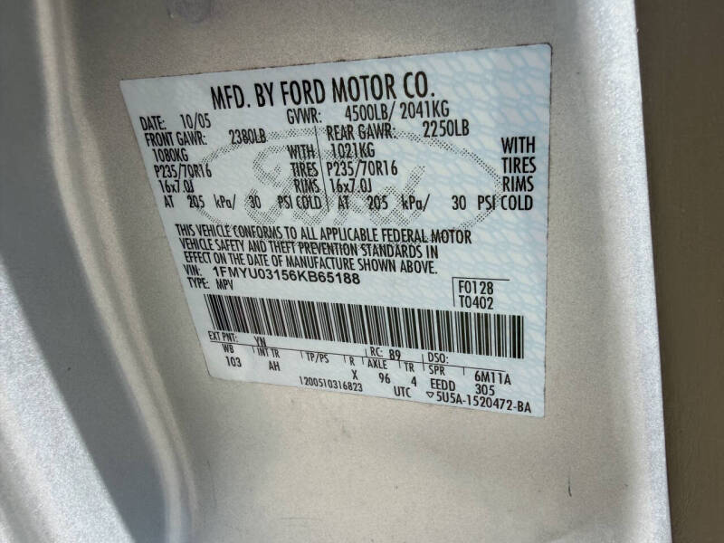 2006 Ford Escape XLT Sport
