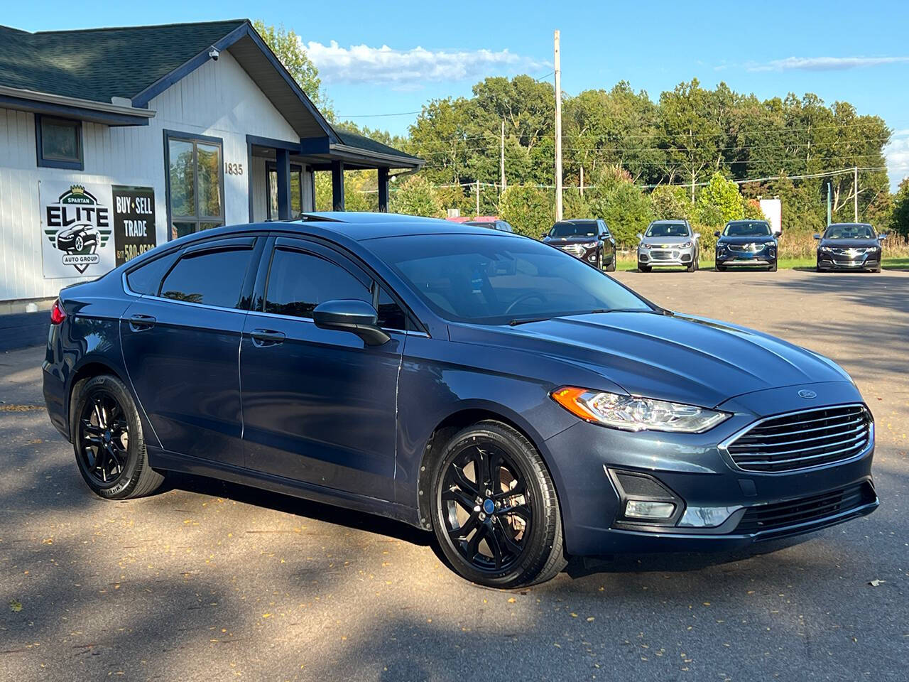 2019 Ford Fusion for sale at Spartan Elite Auto Group LLC in Lansing, MI