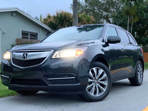 2014 Acura MDX for sale at HIGH PERFORMANCE MOTORS in Hollywood FL