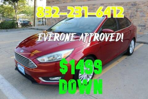 2015 Ford Focus for sale at Direct One Auto in Houston TX