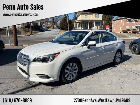 2015 Subaru Legacy for sale at Penn Auto Sales in West Lawn PA