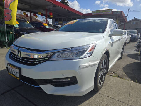 2017 Honda Accord Hybrid for sale at ALL CREDIT AUTO SALES in San Jose CA