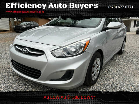 2015 Hyundai Accent for sale at Efficiency Auto Buyers in Milton GA
