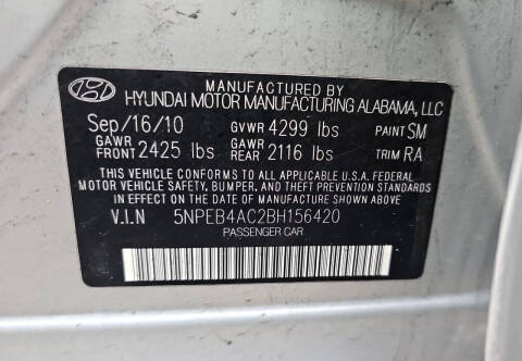 2011 Hyundai Sonata GLS