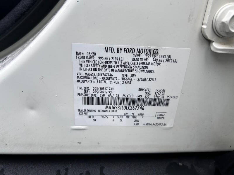 2020 Ford EcoSport SES