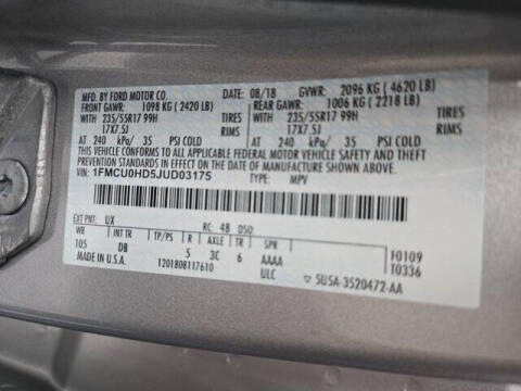 2018 Ford Escape SEL