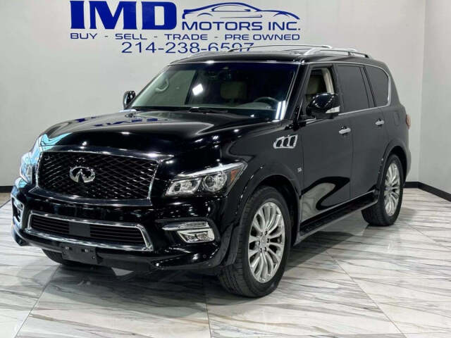 2017 INFINITI QX80 for sale at IMD MOTORS, INC in Dallas, TX