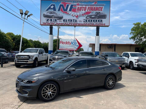 2016 Chevrolet Malibu for sale at ANF AUTO FINANCE in Houston TX