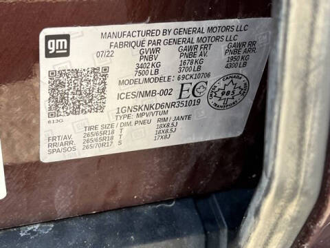 2022 Chevrolet Tahoe LT