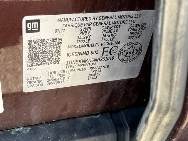 2022 Chevrolet Tahoe LT