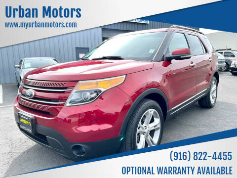 2013 Ford Explorer for sale at Urban Motors in Sacramento CA