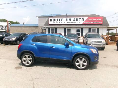 2015 Chevrolet Trax for sale at ROUTE 119 AUTO SALES & SVC in Homer City PA